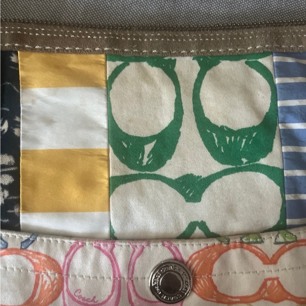 Y2K Coach Limited Edition Patchwork Multicolor Wo… - image 5